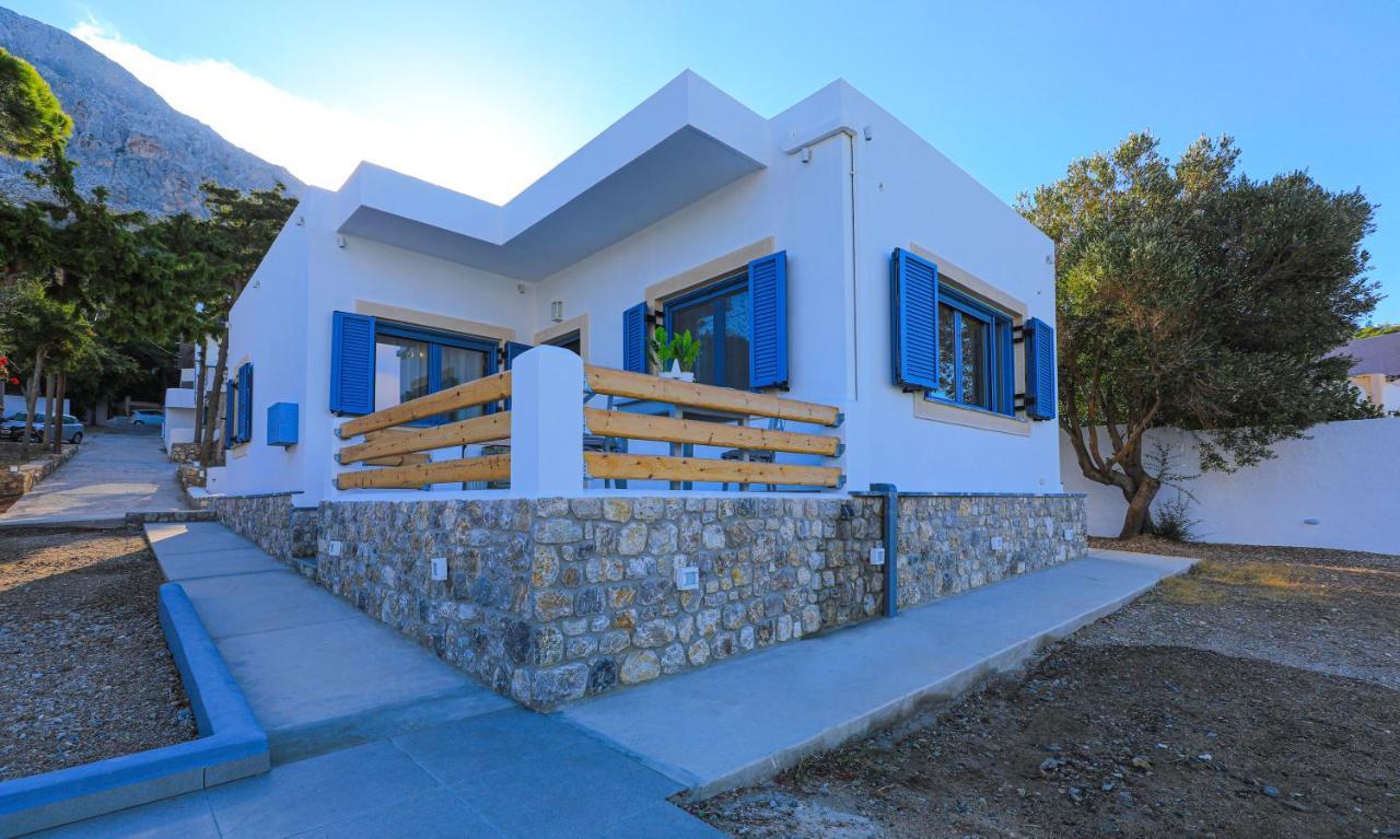 Villa Maria - Seashore Serenity Villa At Myrties Beach Kalymnos Bagian luar foto