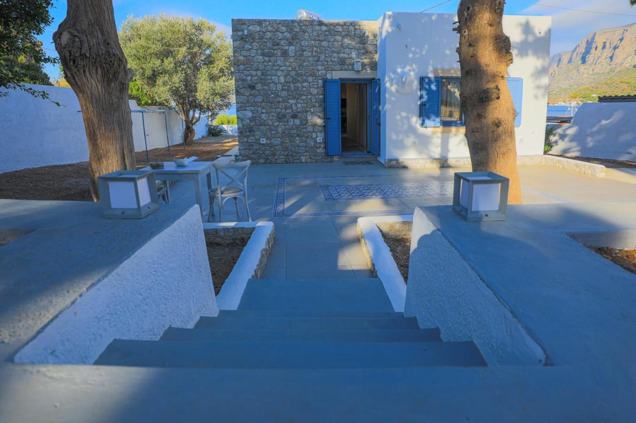 Villa Maria - Seashore Serenity Villa At Myrties Beach Kalymnos Bagian luar foto