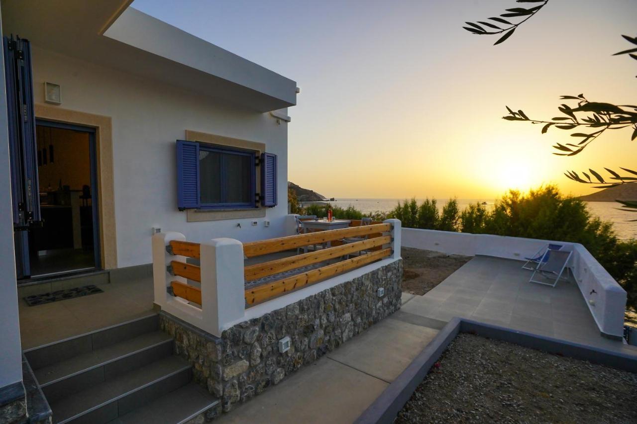 Villa Maria - Seashore Serenity Villa At Myrties Beach Kalymnos Bagian luar foto